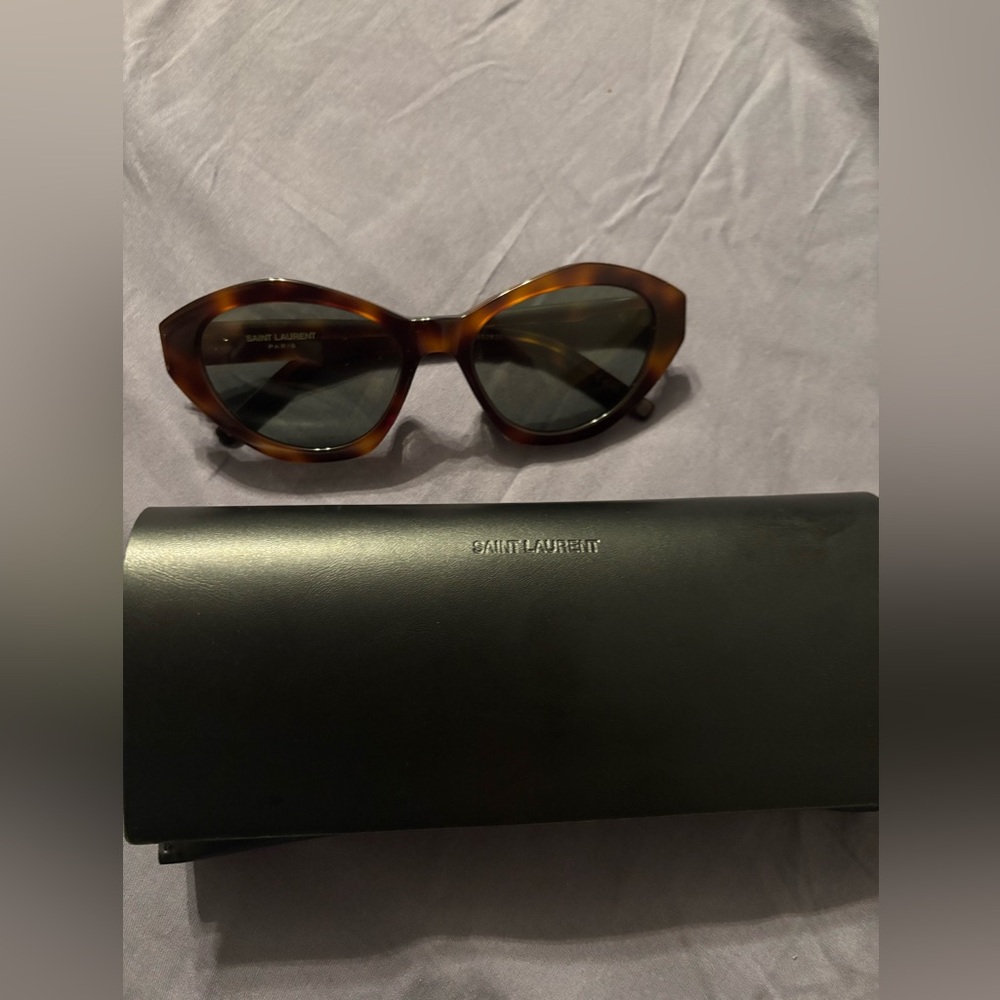YSL cat eye tortoise sunglasses